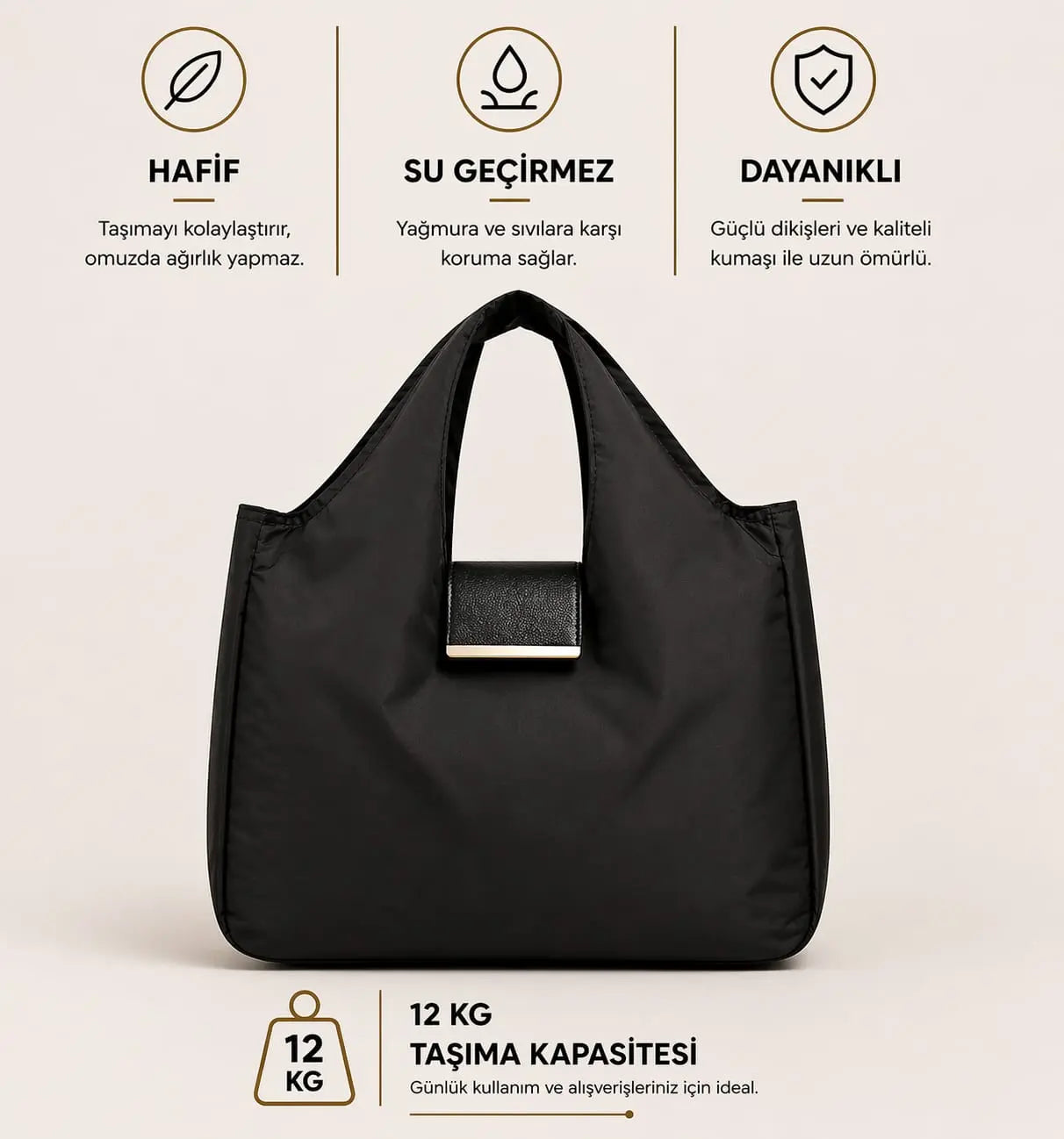 Charmova Keychain Tote Bag - Katlanabilir Anahtarlık Çanta